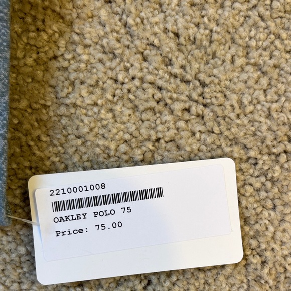 Oakley Men's Polo in Gray and White Ombre - Picture 6 of 10